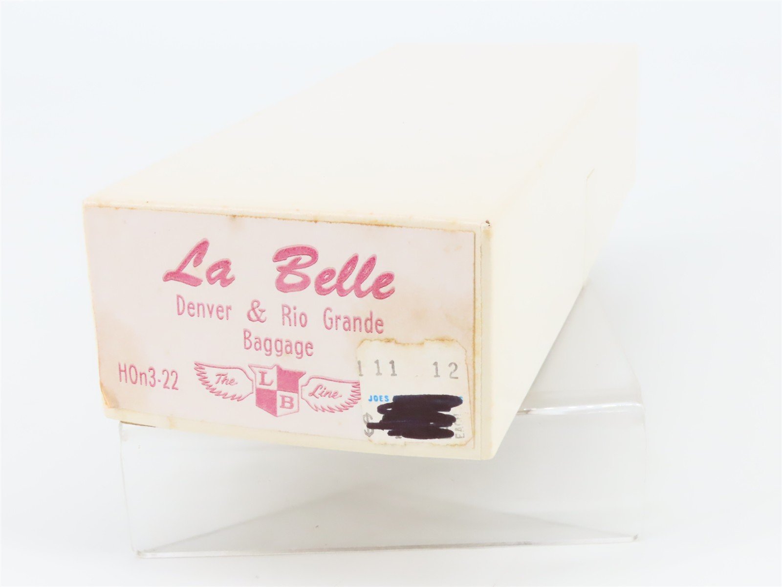 HOn3 Scale La Belle Kit #22 D&RGW Rio Grande Railroad Baggage Passenger Car