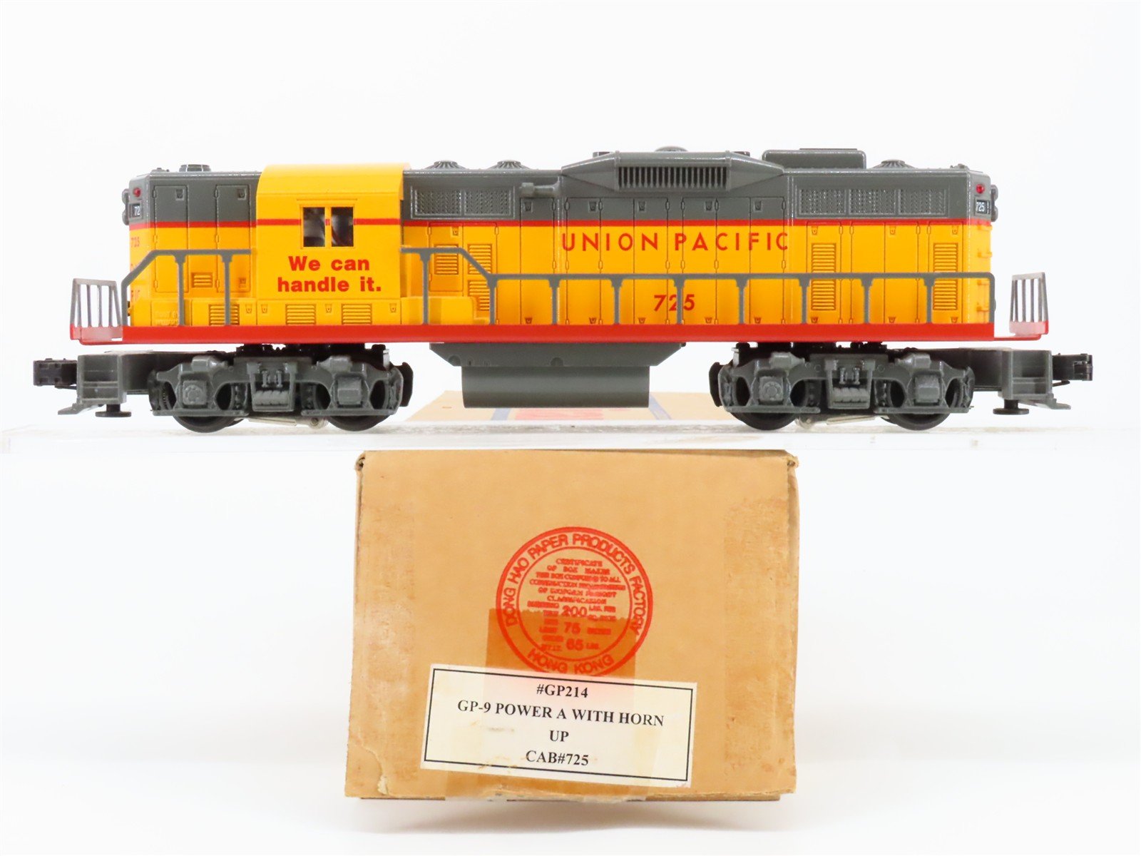 O Gauge 3-Rail Williams GP214 UP Union Pacific GP9 Diesel Locomotive #725