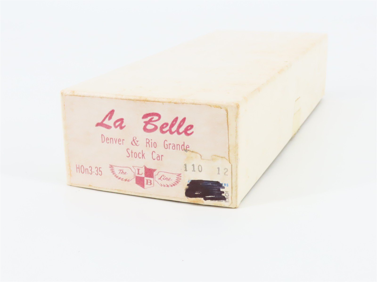 HOn3 Scale La Belle Kit #35 D&RGW Rio Grande Railroad Stock Car