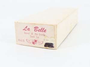 HOn3 Scale La Belle Kit #35 D&RGW Rio Grande Railroad Stock Car