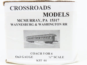 On3 Scale Crossroads 01 Coach 05/06 Passenger Car Kit