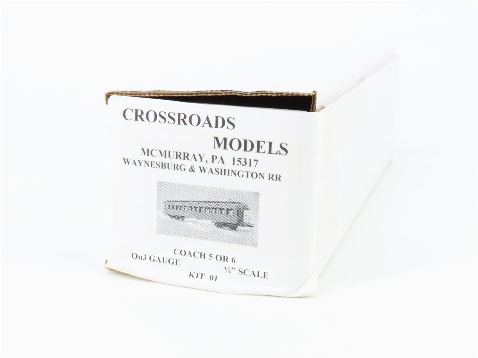 On3 Scale Crossroads 01 Coach 05/06 Passenger Car Kit