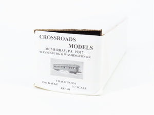 On3 Scale Crossroads 01 Coach 05/06 Passenger Car Kit