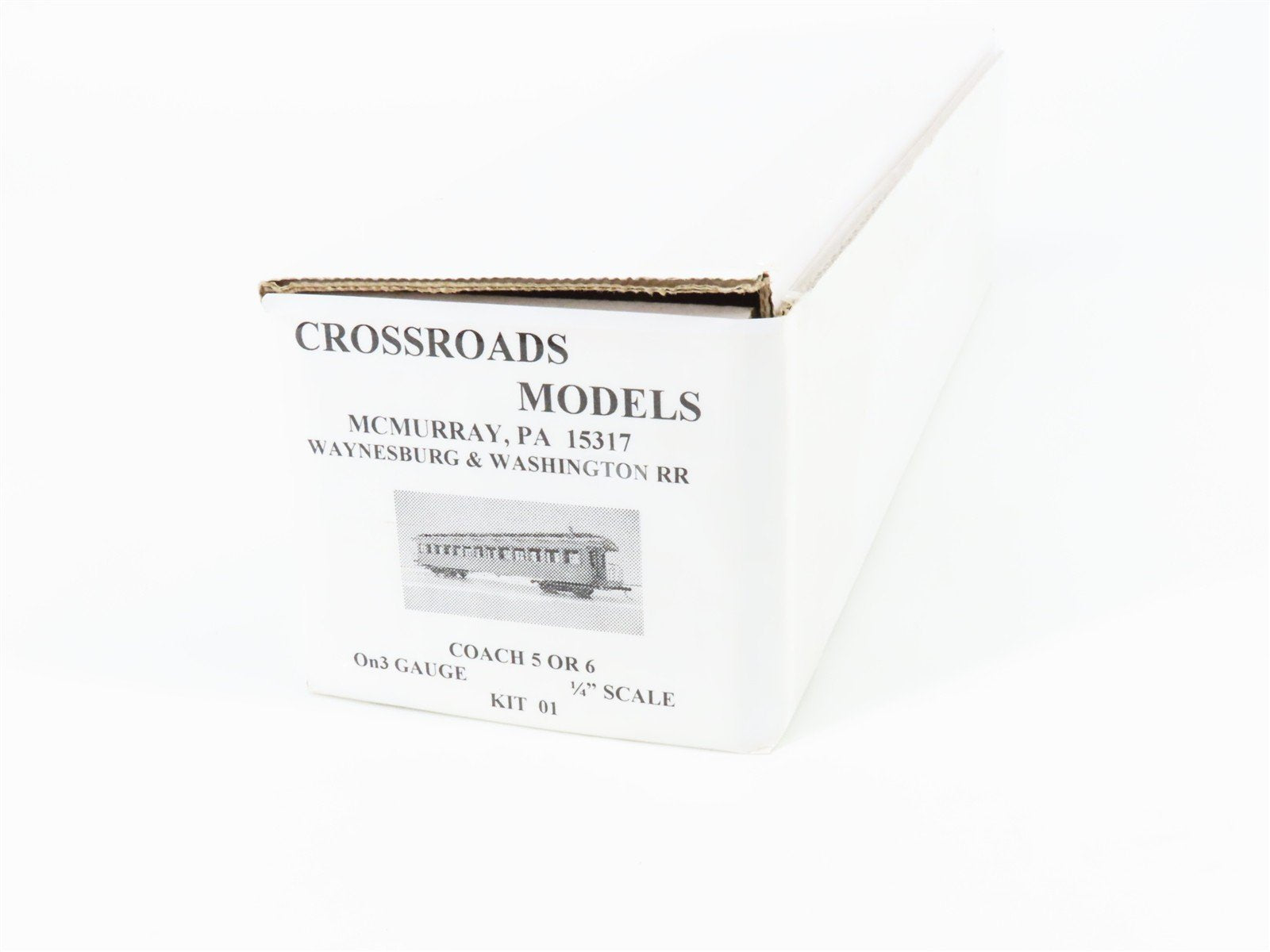 On3 Scale Crossroads 01 Coach 05/06 Passenger Car Kit