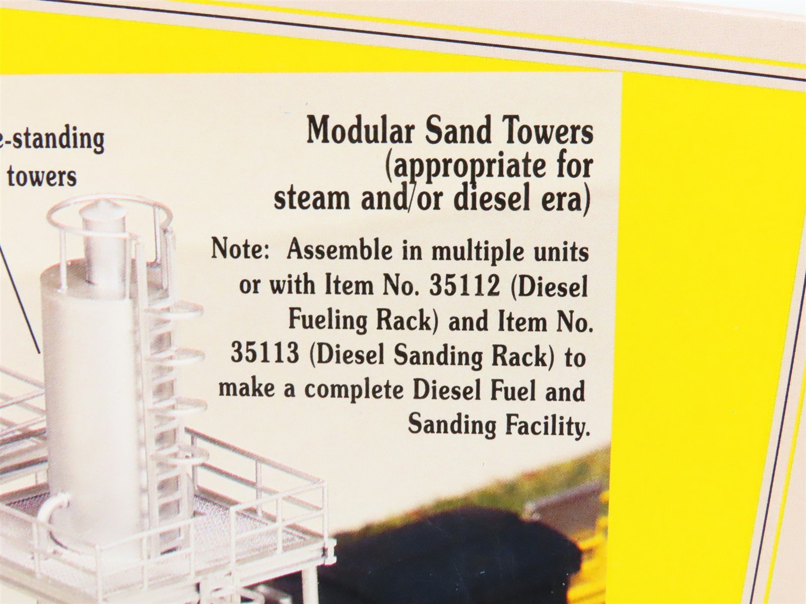 HO 1/87 Scale Bachmann Plus Kit #35114 Two Diesel Sand Towers