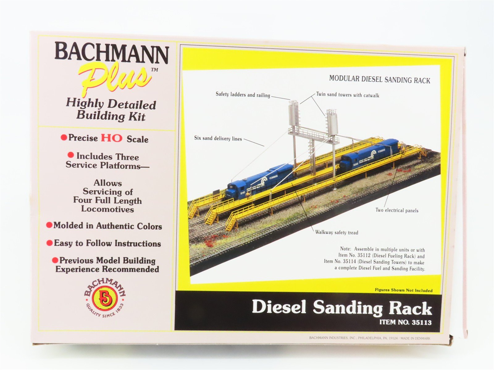 HO 1/87 Scale Bachmann Plus Kit #35113 Modular Diesel Sanding Rack
