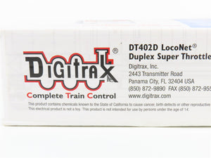 Digitrax DT402D LocoNet DCC Duplex Radio Equipped Super Throttle