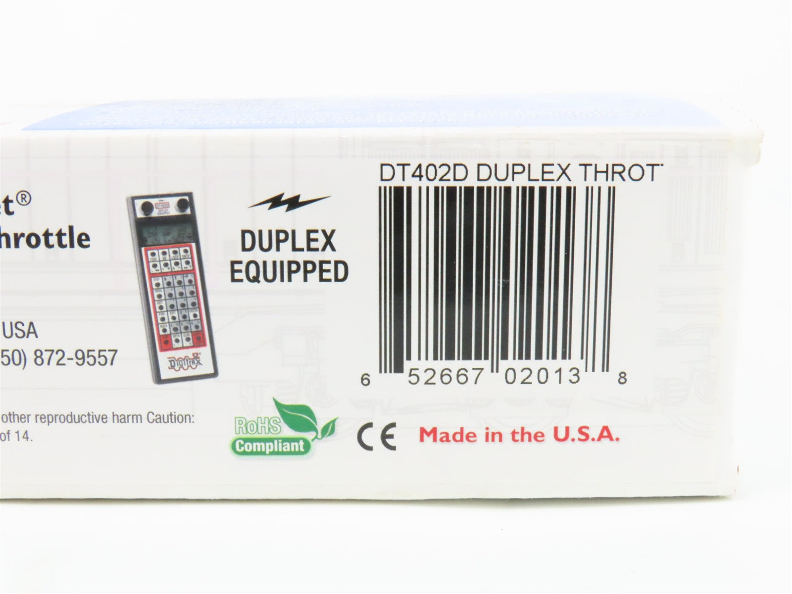 Digitrax DT402D LocoNet DCC Duplex Radio Equipped Super Throttle