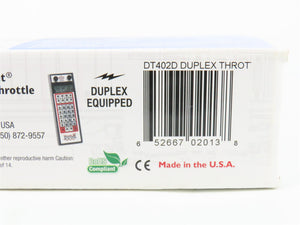 Digitrax DT402D LocoNet DCC Duplex Radio Equipped Super Throttle