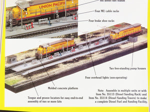 HO 1/87 Scale Bachmann Plus Kit #35112 Modular Diesel Fueling Rack