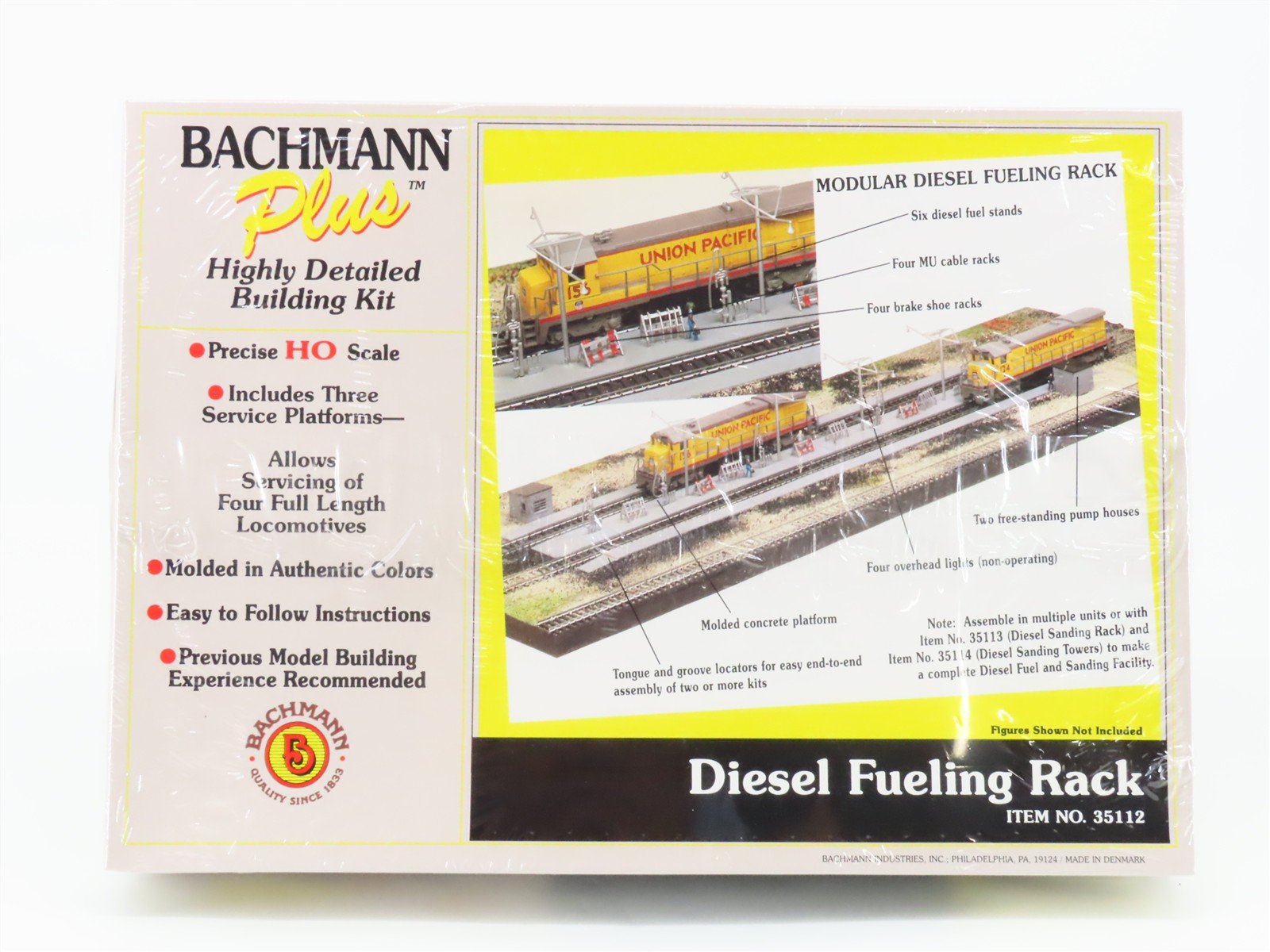 HO 1/87 Scale Bachmann Plus Kit #35112 Modular Diesel Fueling Rack - Sealed