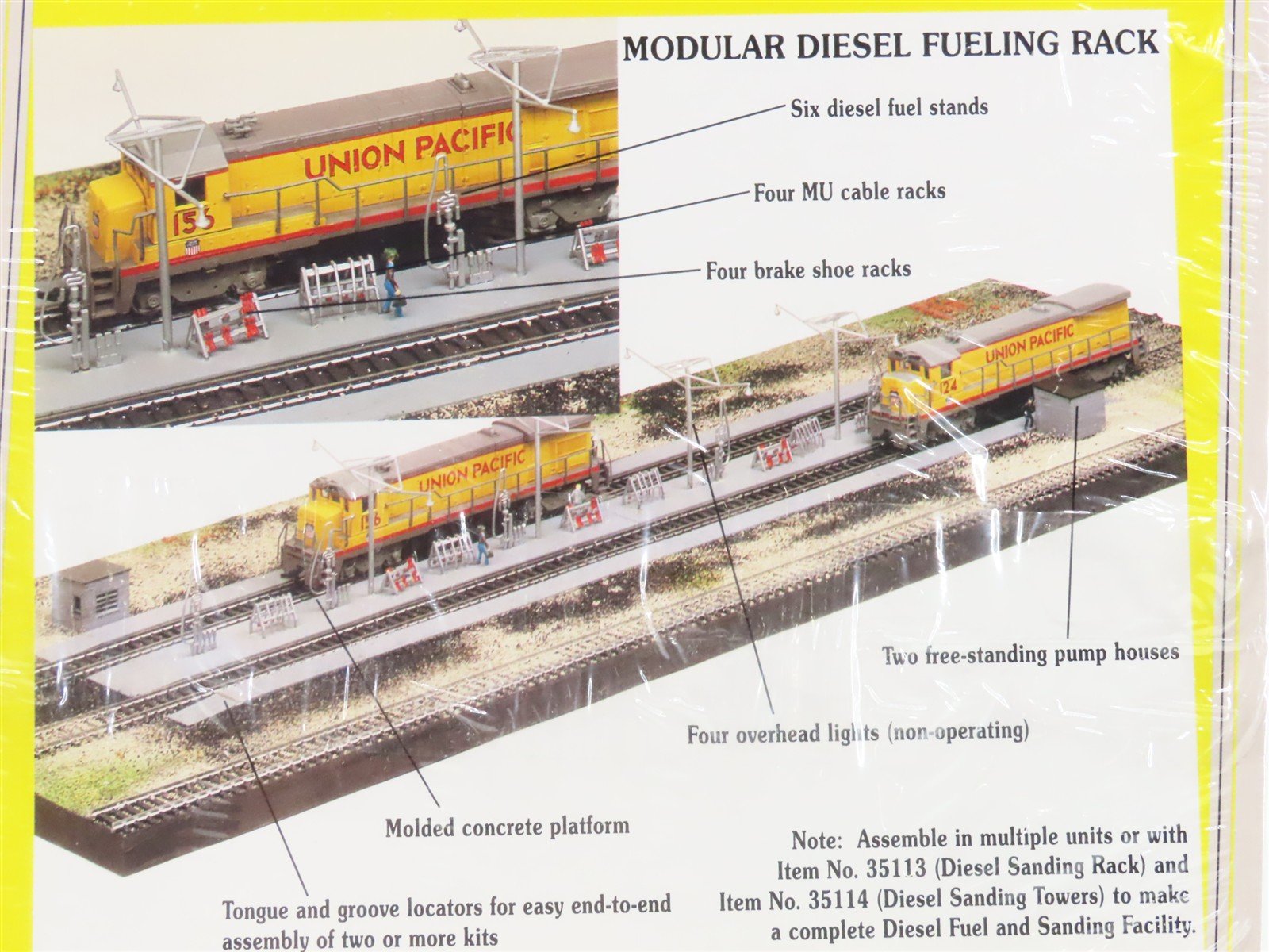 HO 1/87 Scale Bachmann Plus Kit #35112 Modular Diesel Fueling Rack - Sealed