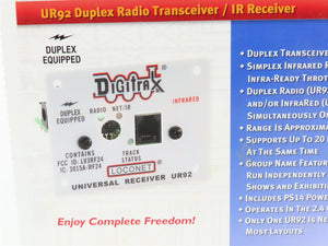 Digitrax UR92 LocoNet DCC Duplex Radio Transceiver / IR Receiver Panel