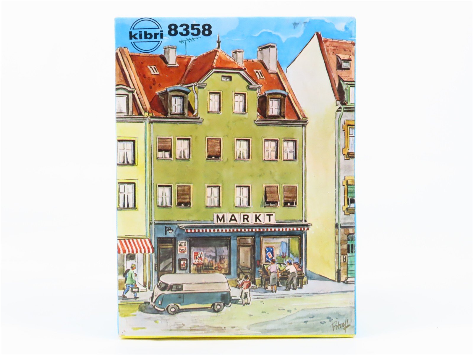 HO 1/87 Scale Kibri Kit 8358 City House With Market - Partially Assembled