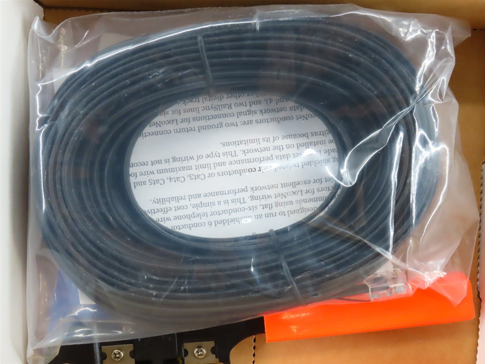 Digitrax LNCMK LocoNet Cable Maker Kit w/ 50' of Cable