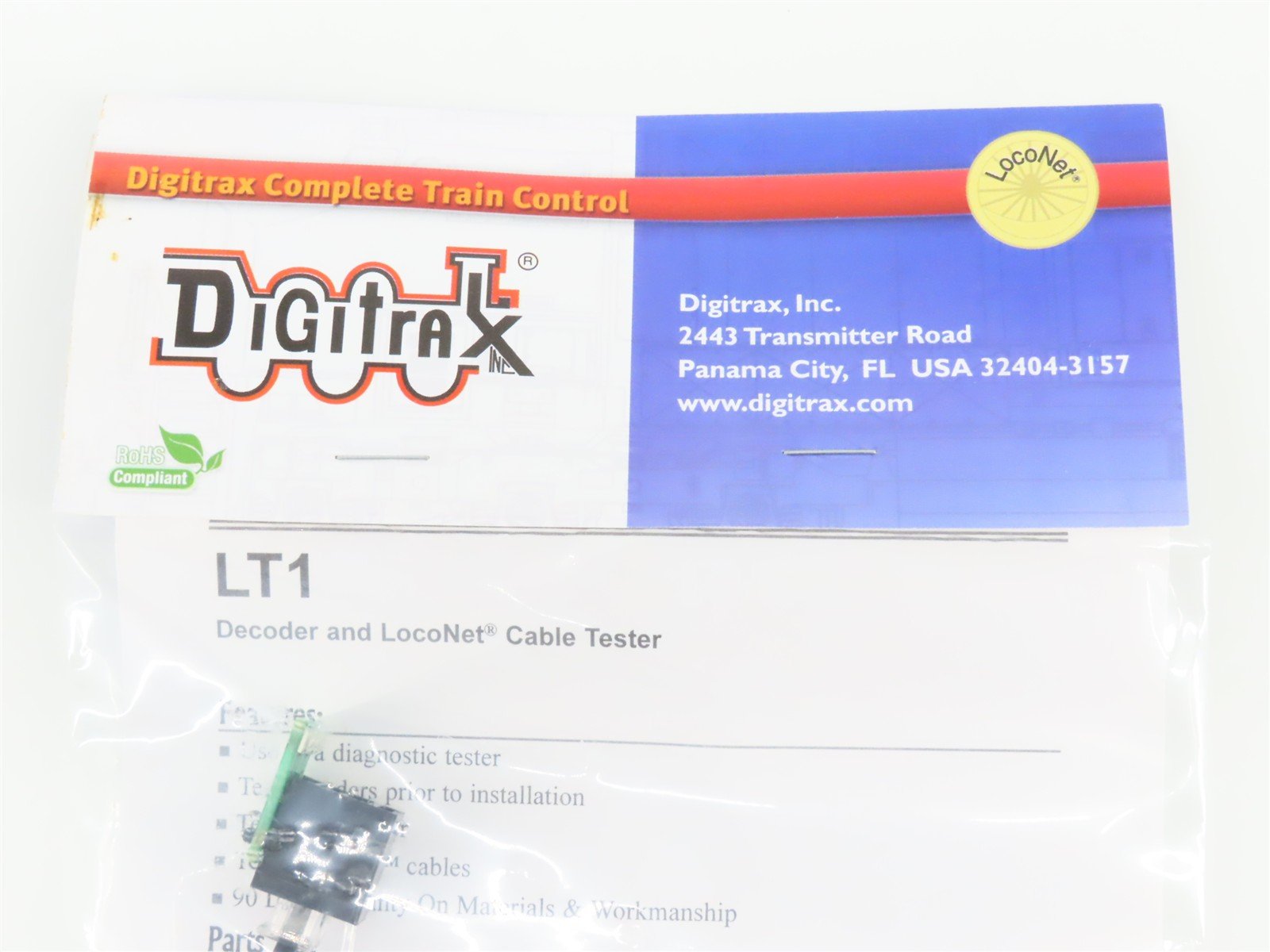 Digitrax LNCMK LocoNet Cable Maker Kit w/ 50' of Cable