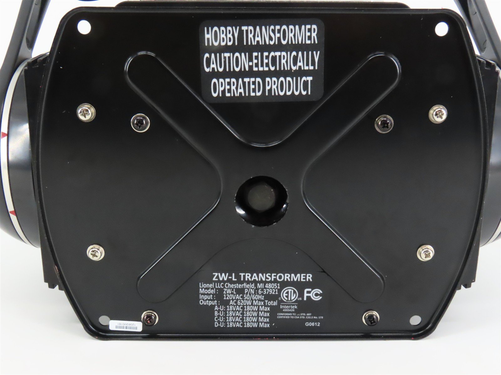 Lionel 6-37921 ZW-L 620-Watt AC Transformer