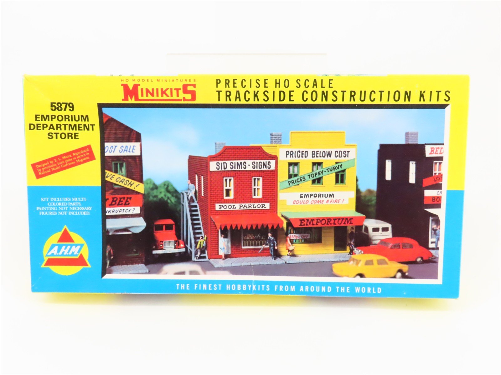 HO 1/87 Scale AHM Minikits Kit 5879 Emporium Department Store