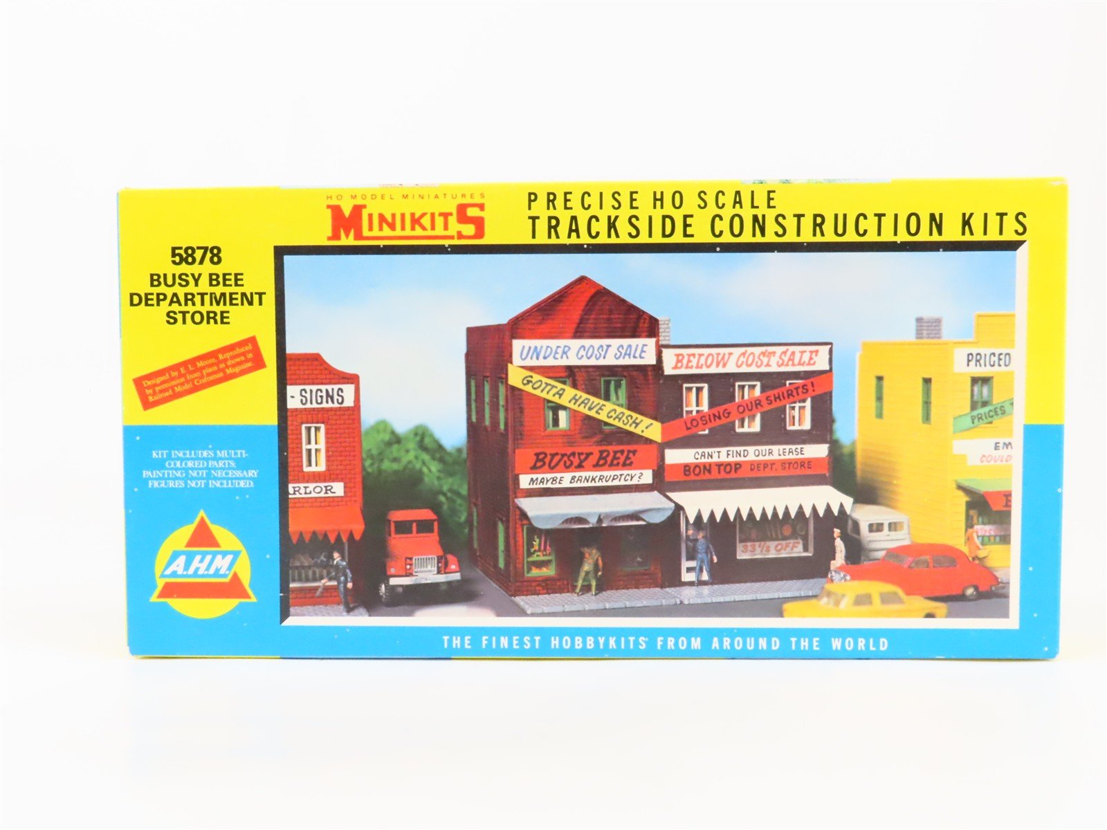 HO 1/87 Scale AHM Minikits Kit 5878 Busy Bee Department Store