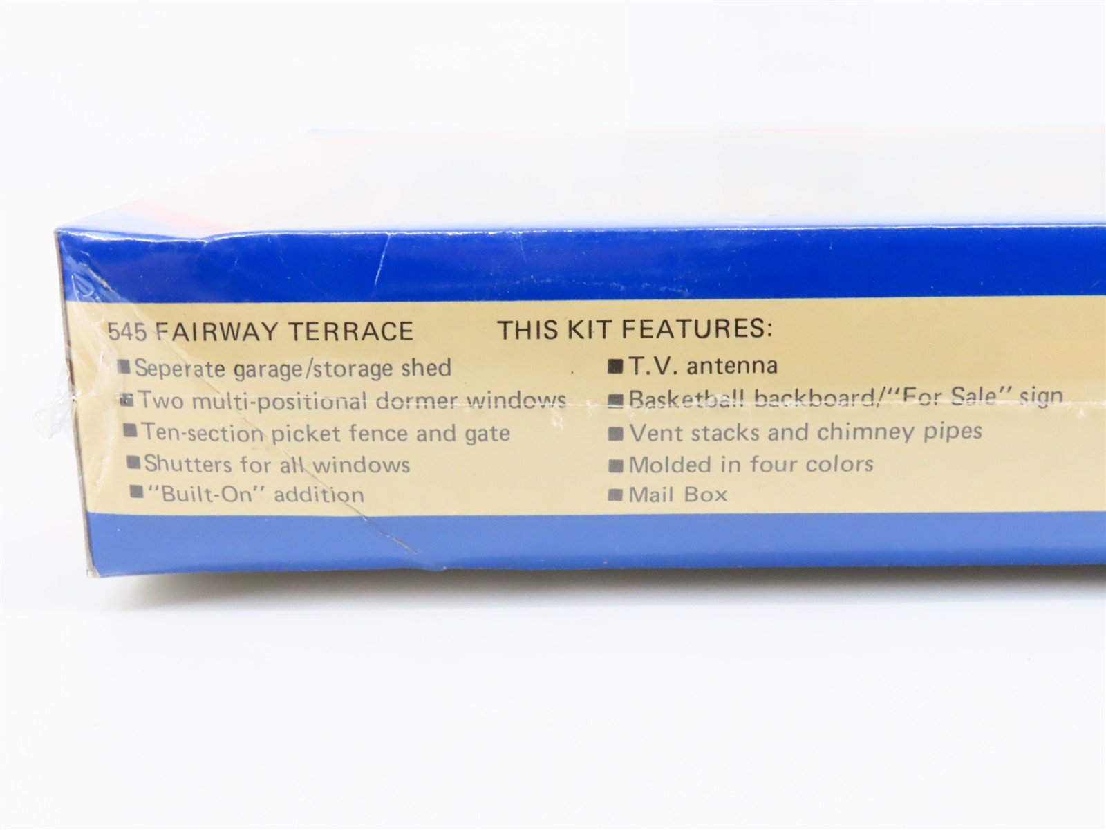HO 1/87 Scale AHM Kit 5730 545 Fairway Terrace House - Sealed