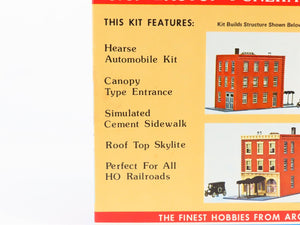 HO 1/87 Scale AHM Kit 5739 Lastop Funeral Home w/ Hearse
