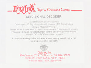 Digitrax SE8C LocoNet DCC Signal Decoder
