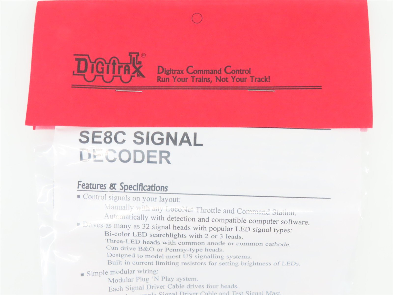 Digitrax SE8C LocoNet DCC Signal Decoder