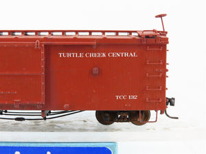 HOn3 Scale Rail Line 130 TCC Turtle Creek Central Boxcar #132 CUSTOM