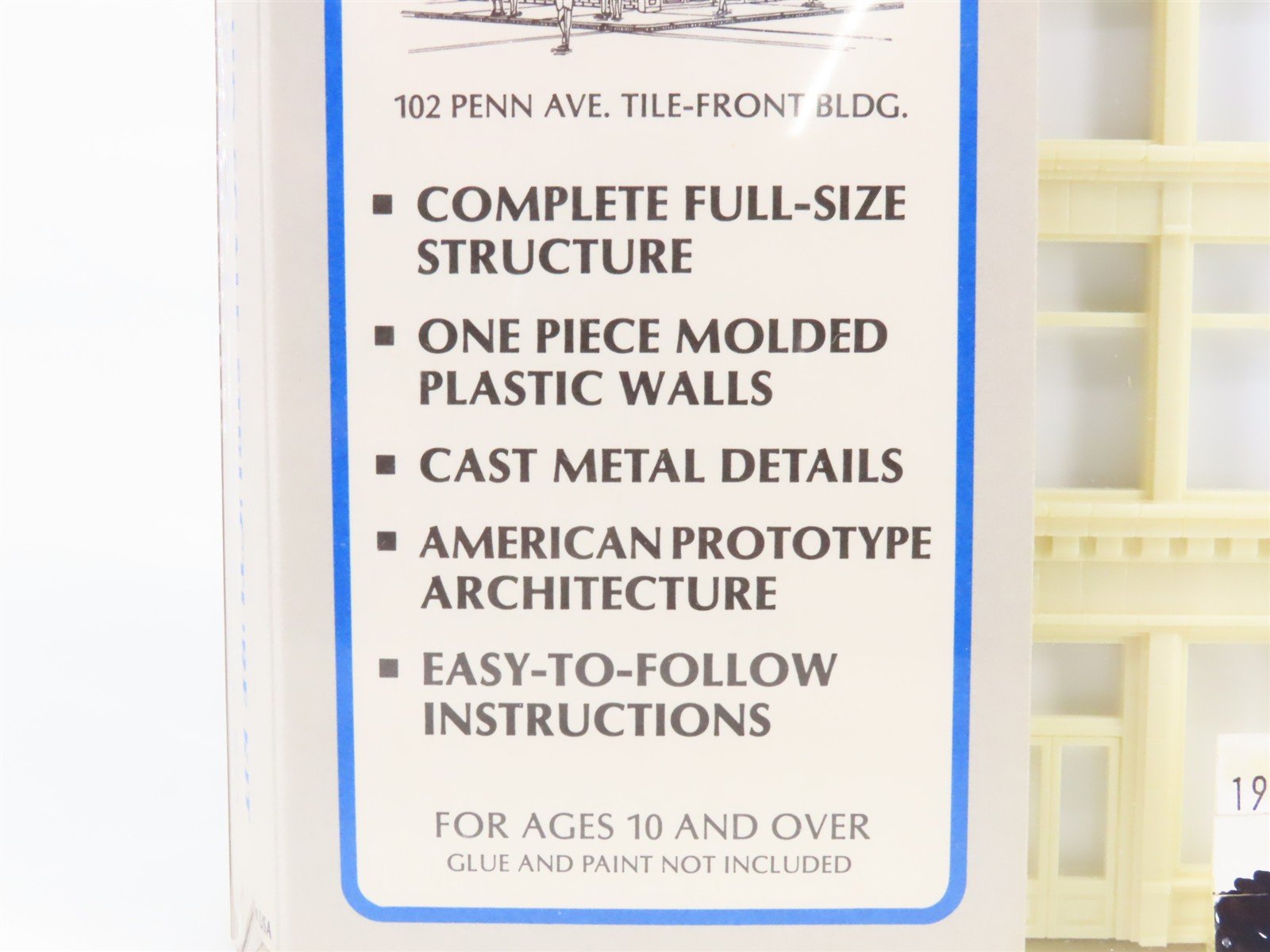 HO 1/87 Scale City Classics Kit 102 Penn Ave. Tile-Front Building