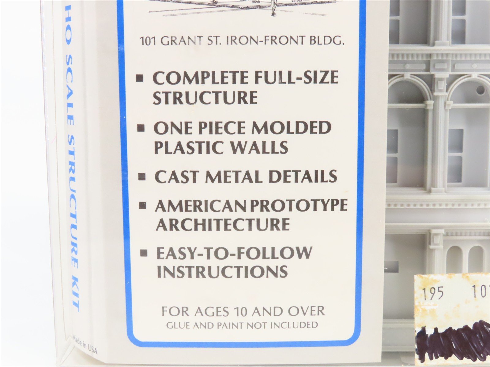 HO 1/87 Scale City Classics Kit 101 Grant St. Iron-Front Building