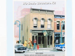 HO 1/87 Scale Walthers Cornerstone Kit 933-3000 Don's Shoe Store