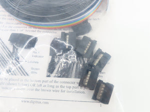 LOT of 3 Digitrax LNC82 8' LocoNet Cable Pack & SDCK Signal Driver Cable Kits
