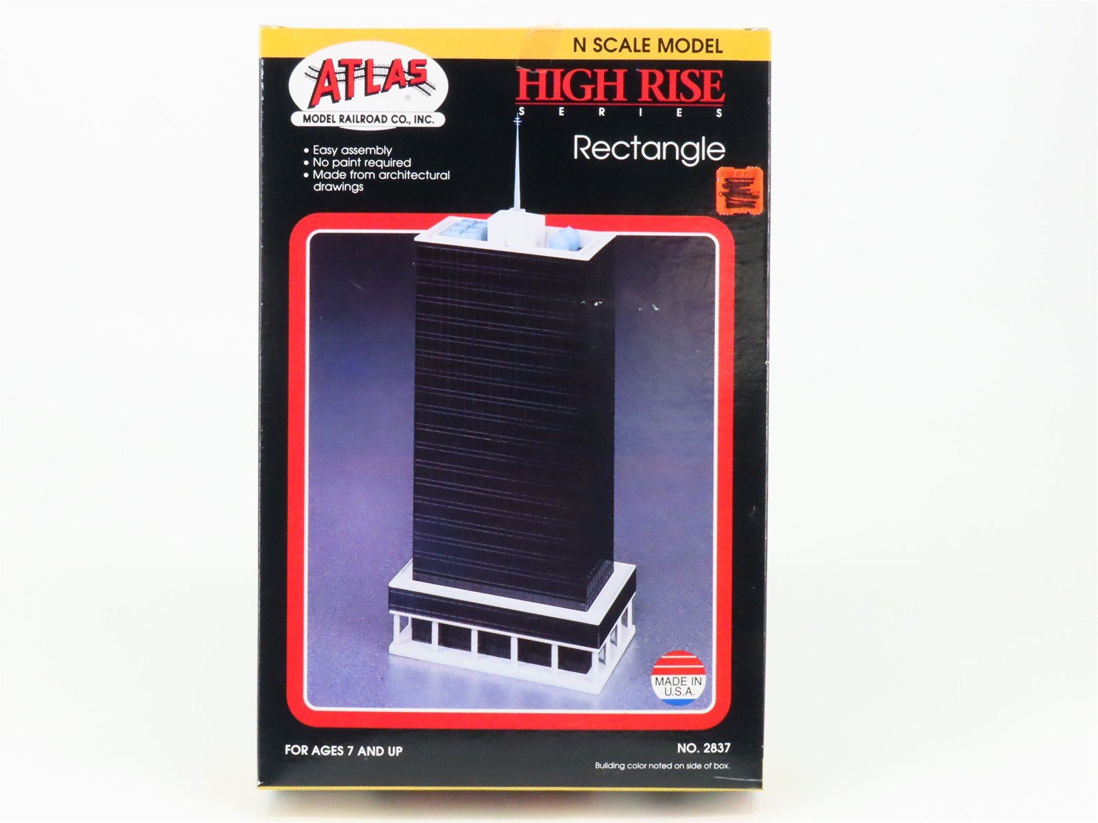 N 1/160 Scale Atlas High Rise Series Kit 2837 Rectangle Building