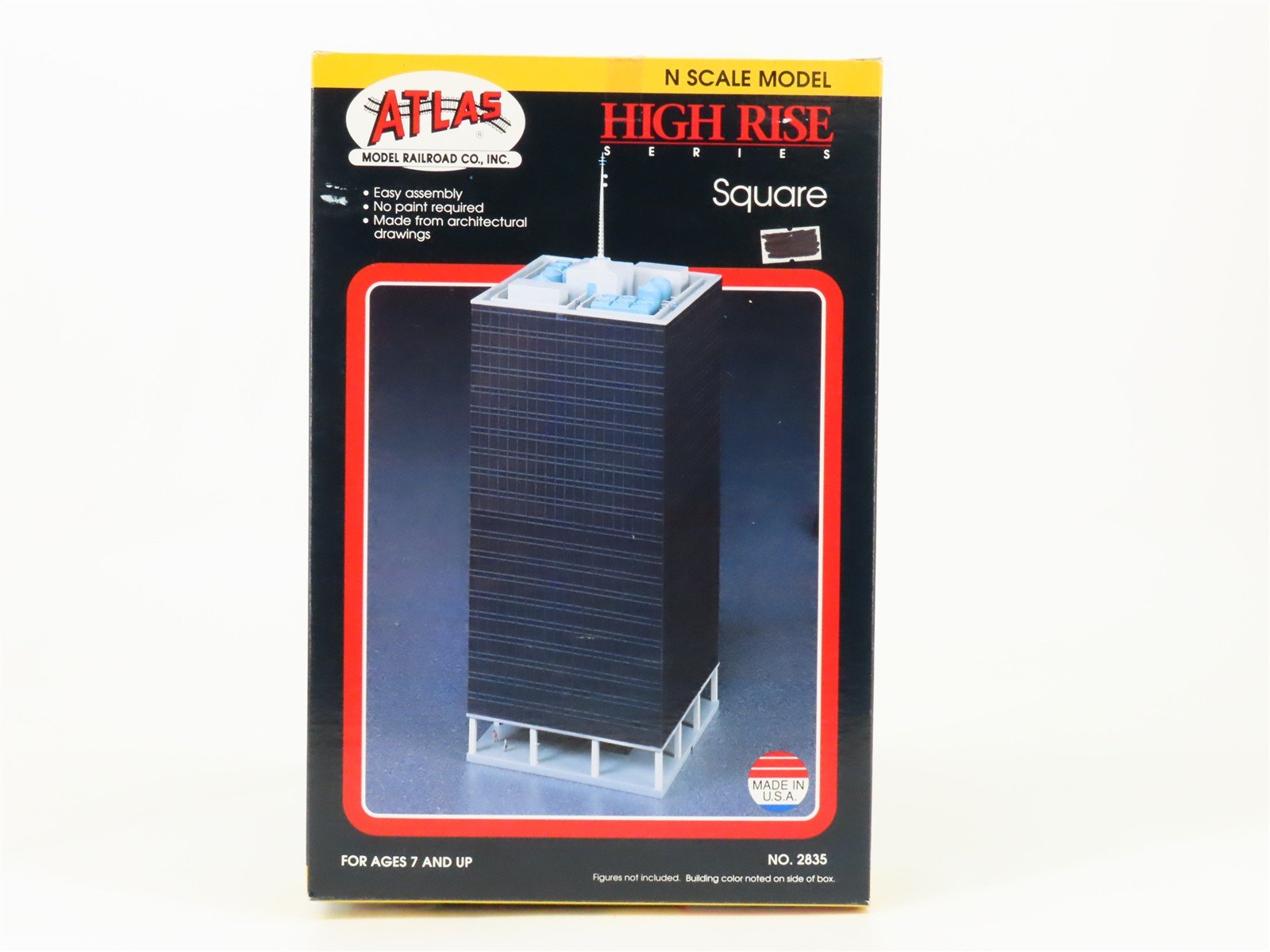N 1/160 Scale Atlas High Rise Series Kit 2835 Square Building