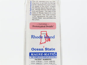 N Scale Micro-Trains MTL 02100409 RI Rhode Island State 40' Boxcar #1790