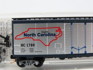 N Scale Micro-Trains MTL 21350 NC North Carolina State 40' Standard Boxcar #1789