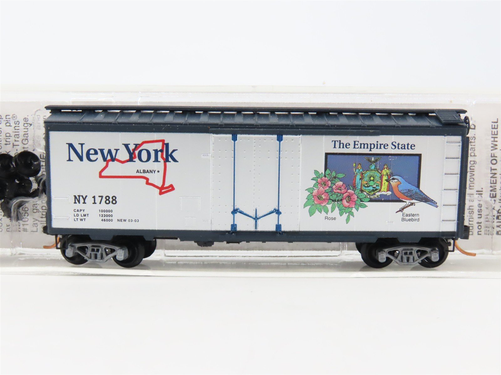 N Scale Micro-Trains MTL 21340 NY New York State 40' Standard Boxcar #1789