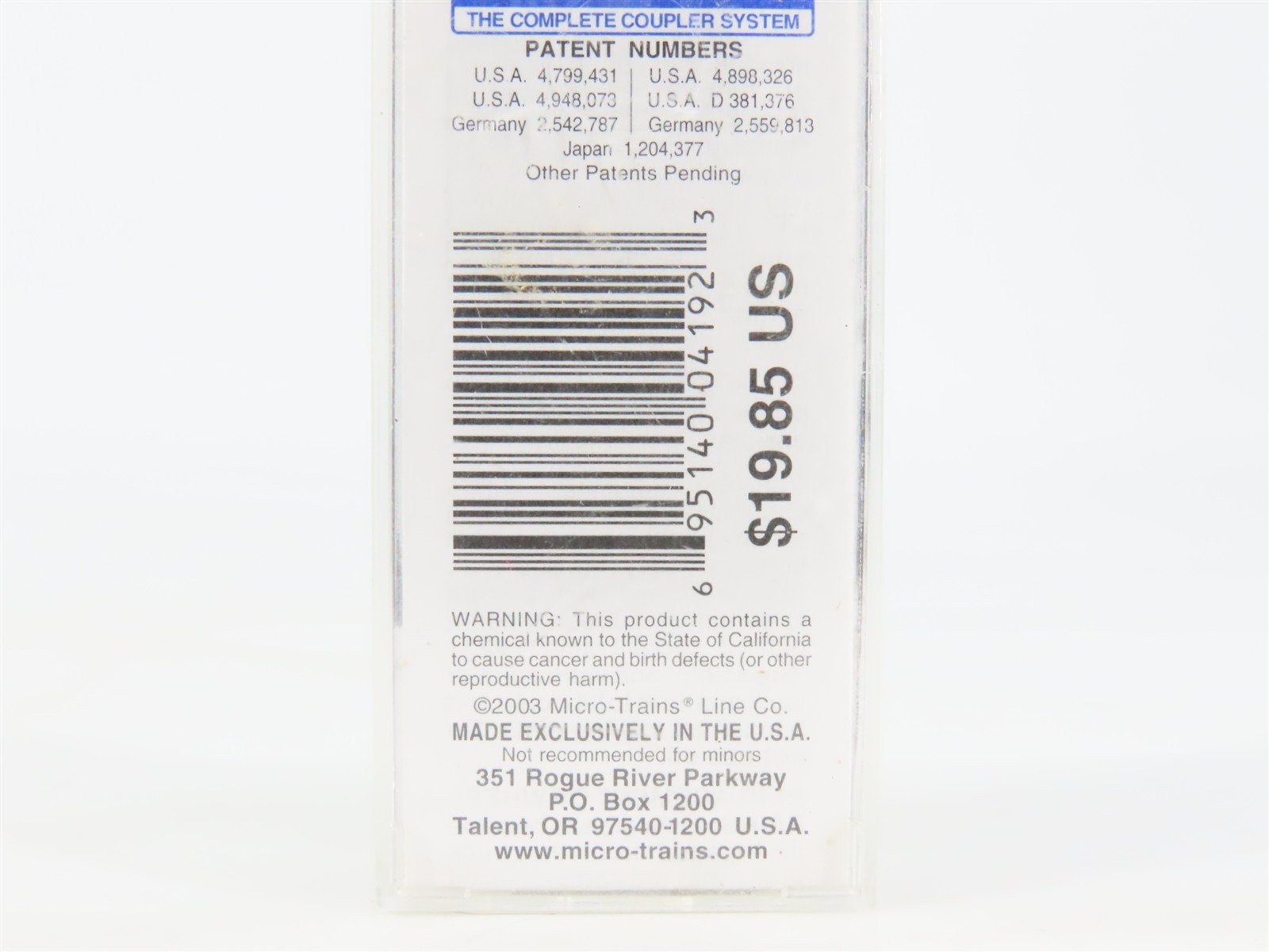N Scale Micro-Trains MTL 21340 NY New York State 40' Standard Boxcar #1789