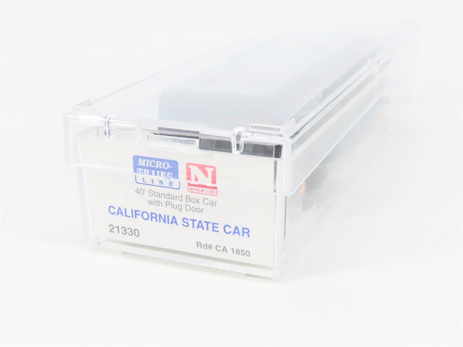 N Scale Micro-Trains MTL 21330 CA California State 40' Standard Boxcar #1850