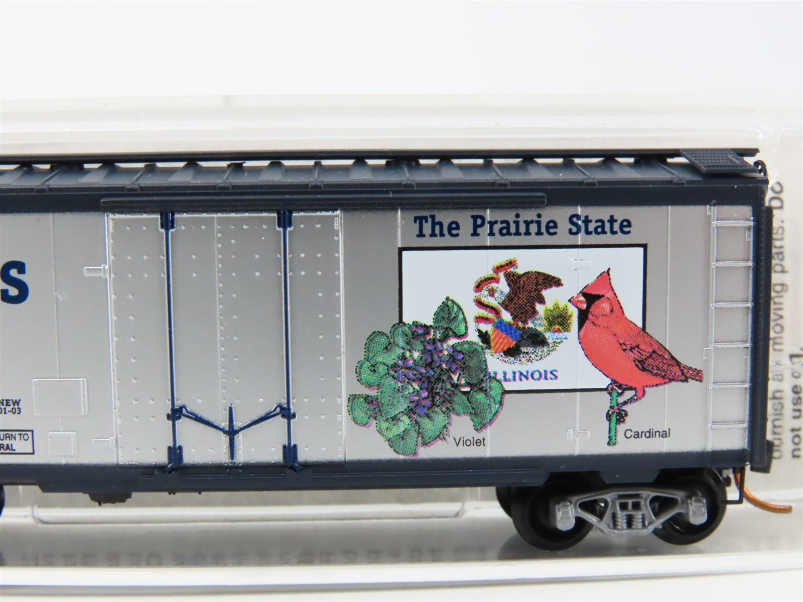 N Scale Micro-Trains MTL 21320 IL Illinois State 40' Standard Boxcar #1818