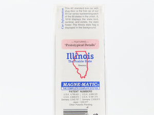 N Scale Micro-Trains MTL 21320 IL Illinois State 40' Standard Boxcar #1818