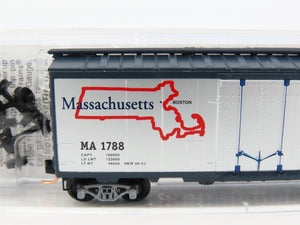 N Scale Micro-Trains MTL 21370 MA Massachusetts State 40' Standard Boxcar #1788