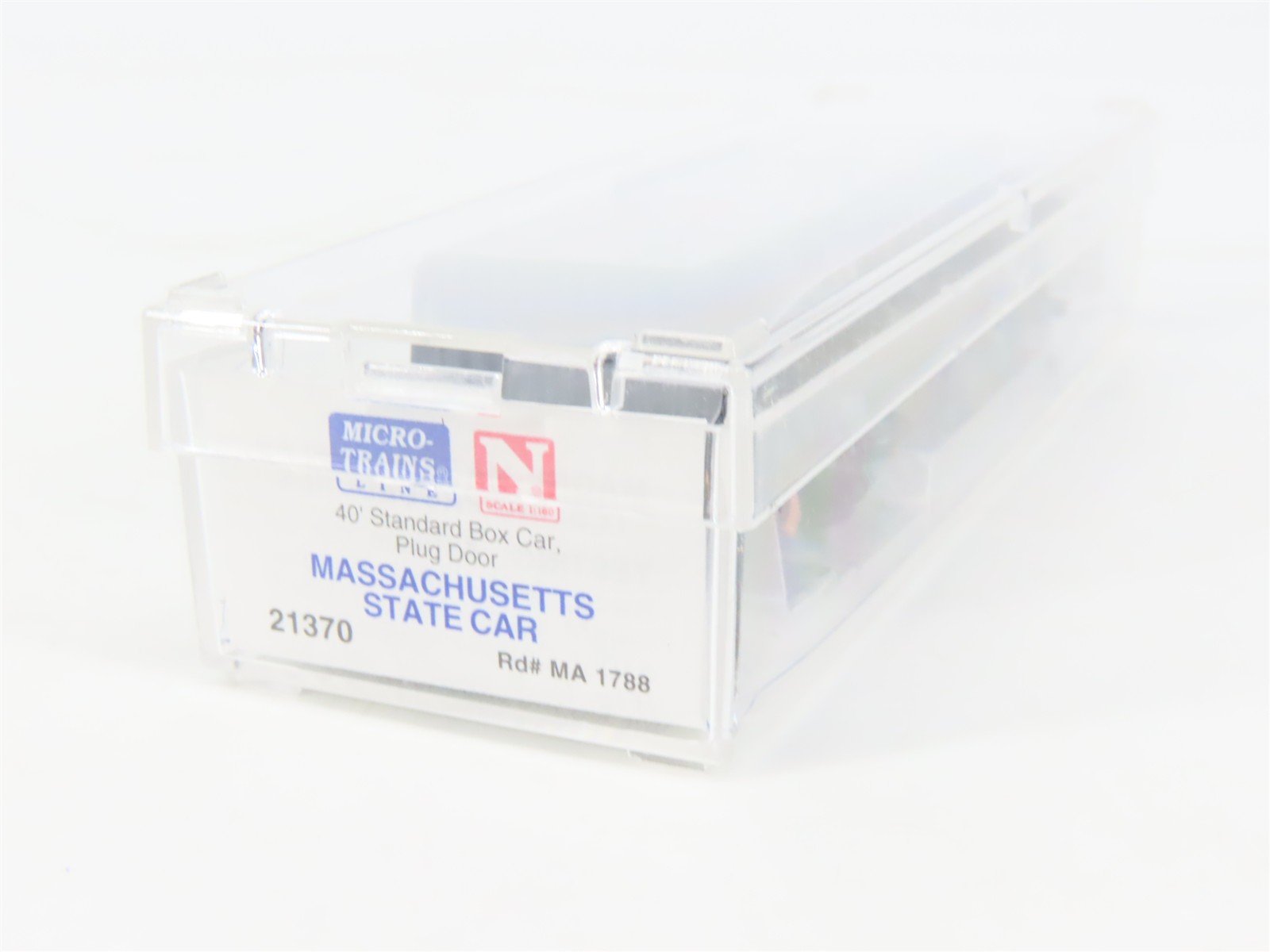N Scale Micro-Trains MTL 21370 MA Massachusetts State 40' Standard Boxcar #1788