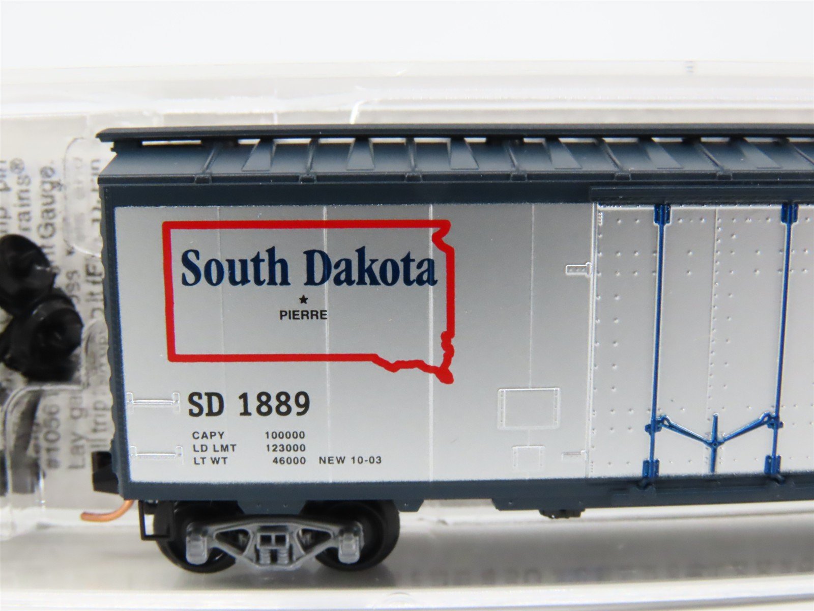 N Scale Micro-Trains MTL 21371 SD South Dakota State 40' Standard Boxcar #1889