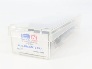 N Scale Micro-Trains MTL 21372 AL Alabama State 40' Standard Boxcar #1819