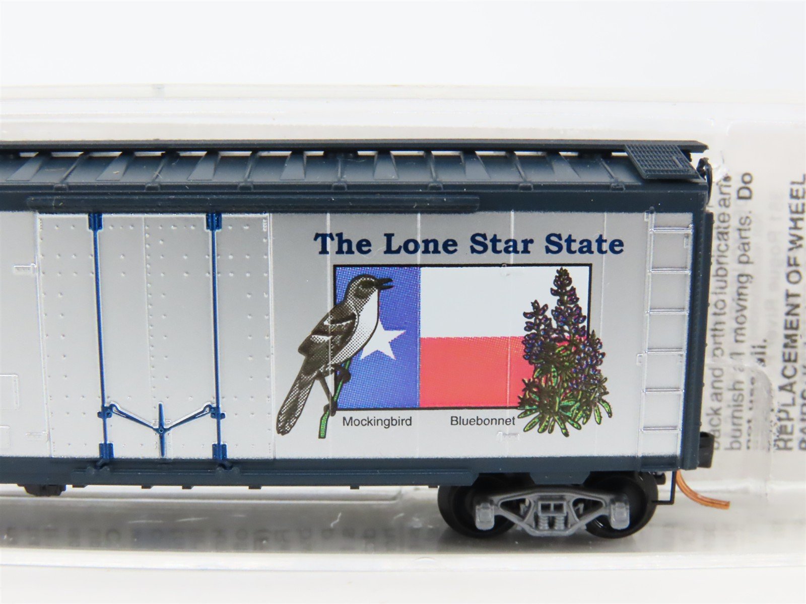 N Scale Micro-Trains MTL 21374 TX Texas State 40' Standard Boxcar #1845