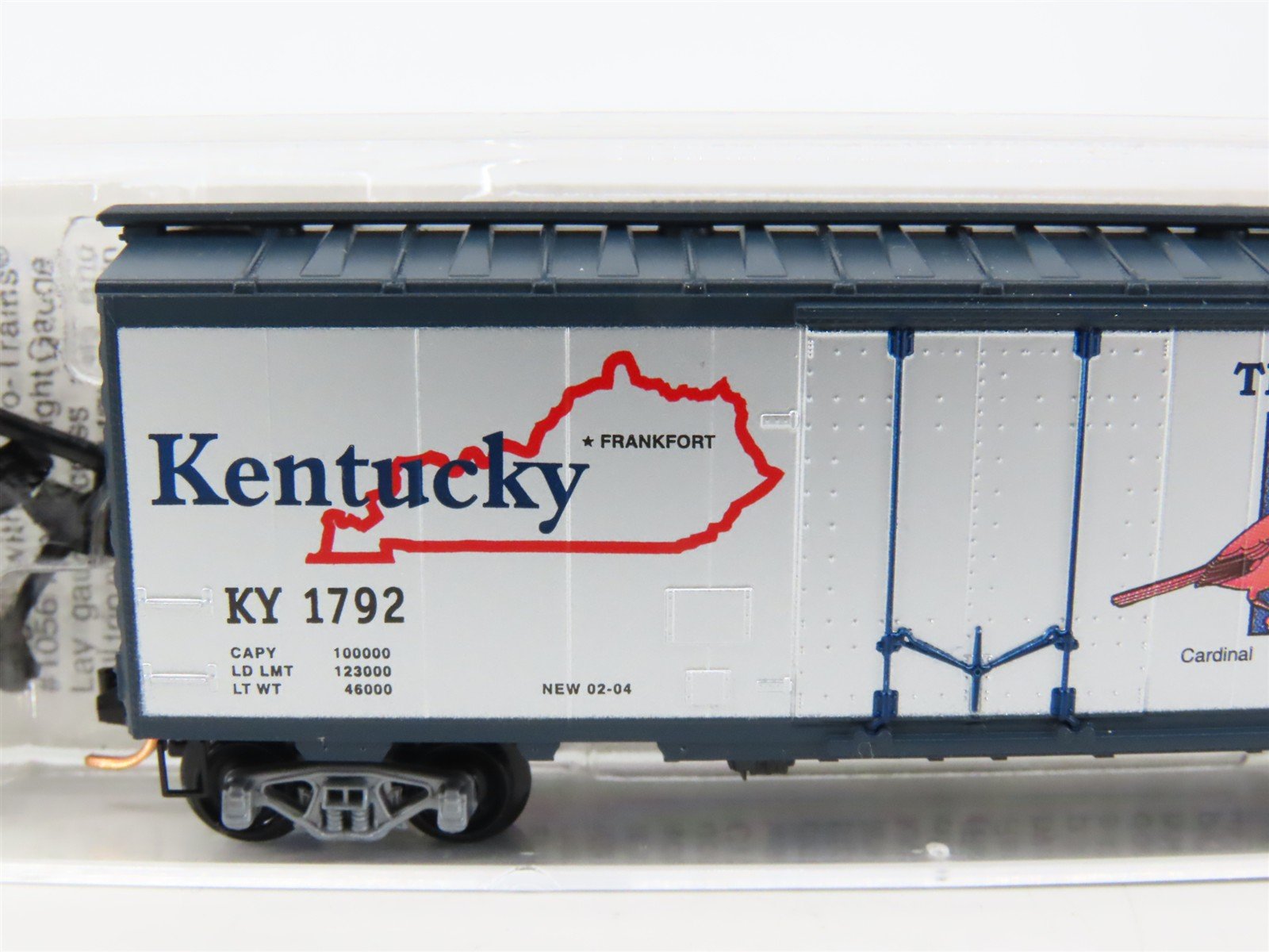 N Scale Micro-Trains MTL 21375 KY Kentucky State 40' Standard Boxcar #1792