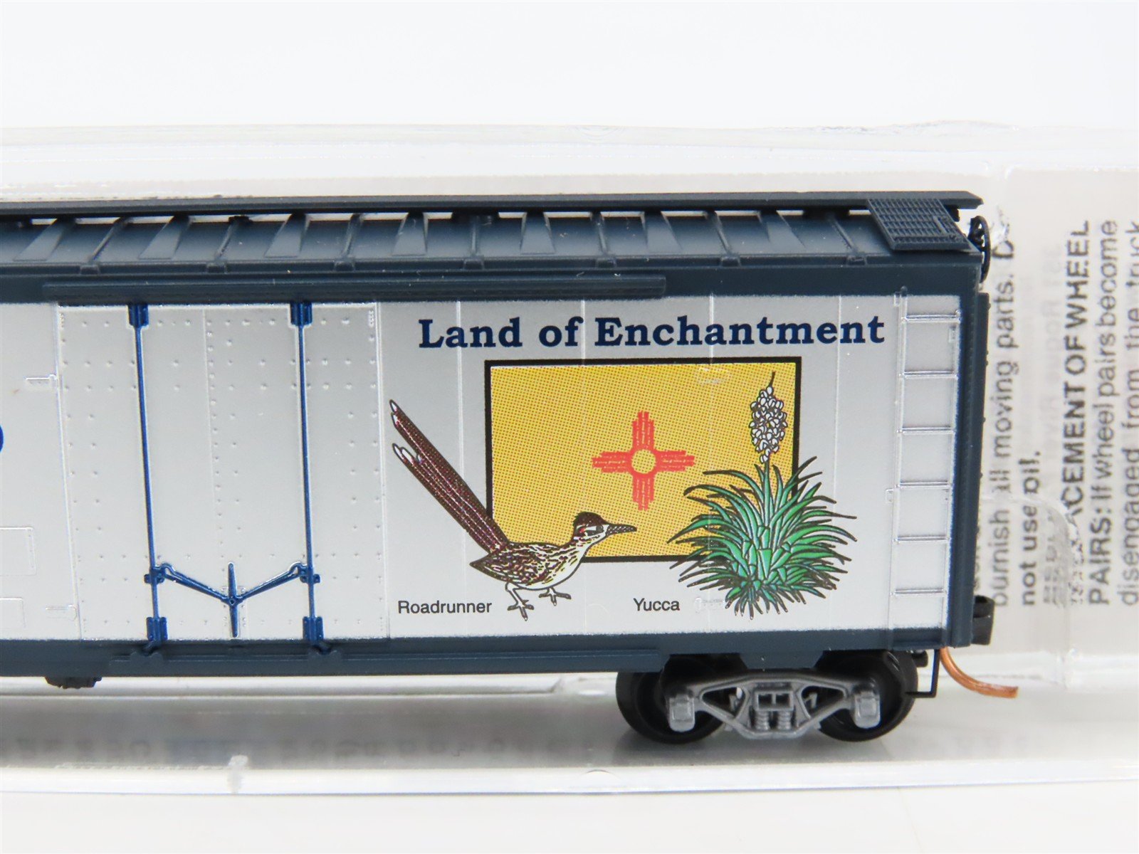N Scale Micro-Trains MTL 21376 NM New Mexico State 40' Standard Boxcar #1912