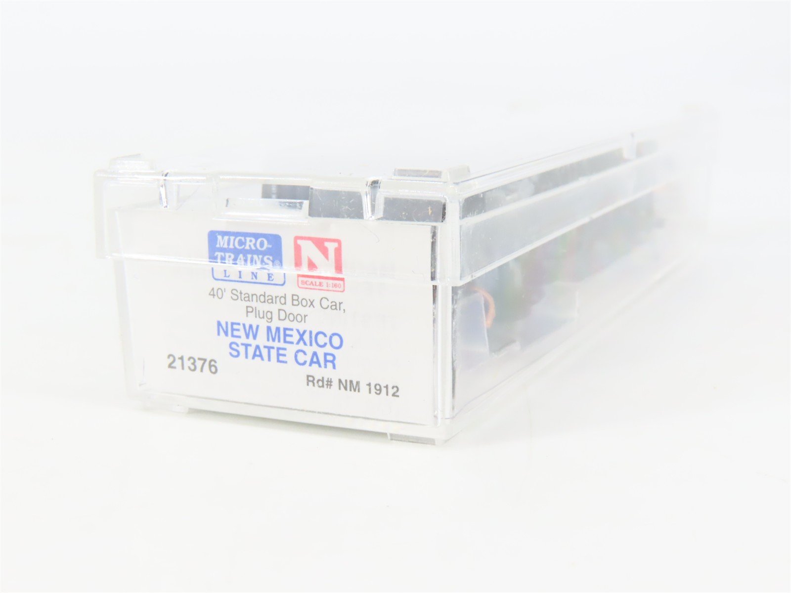 N Scale Micro-Trains MTL 21376 NM New Mexico State 40' Standard Boxcar #1912