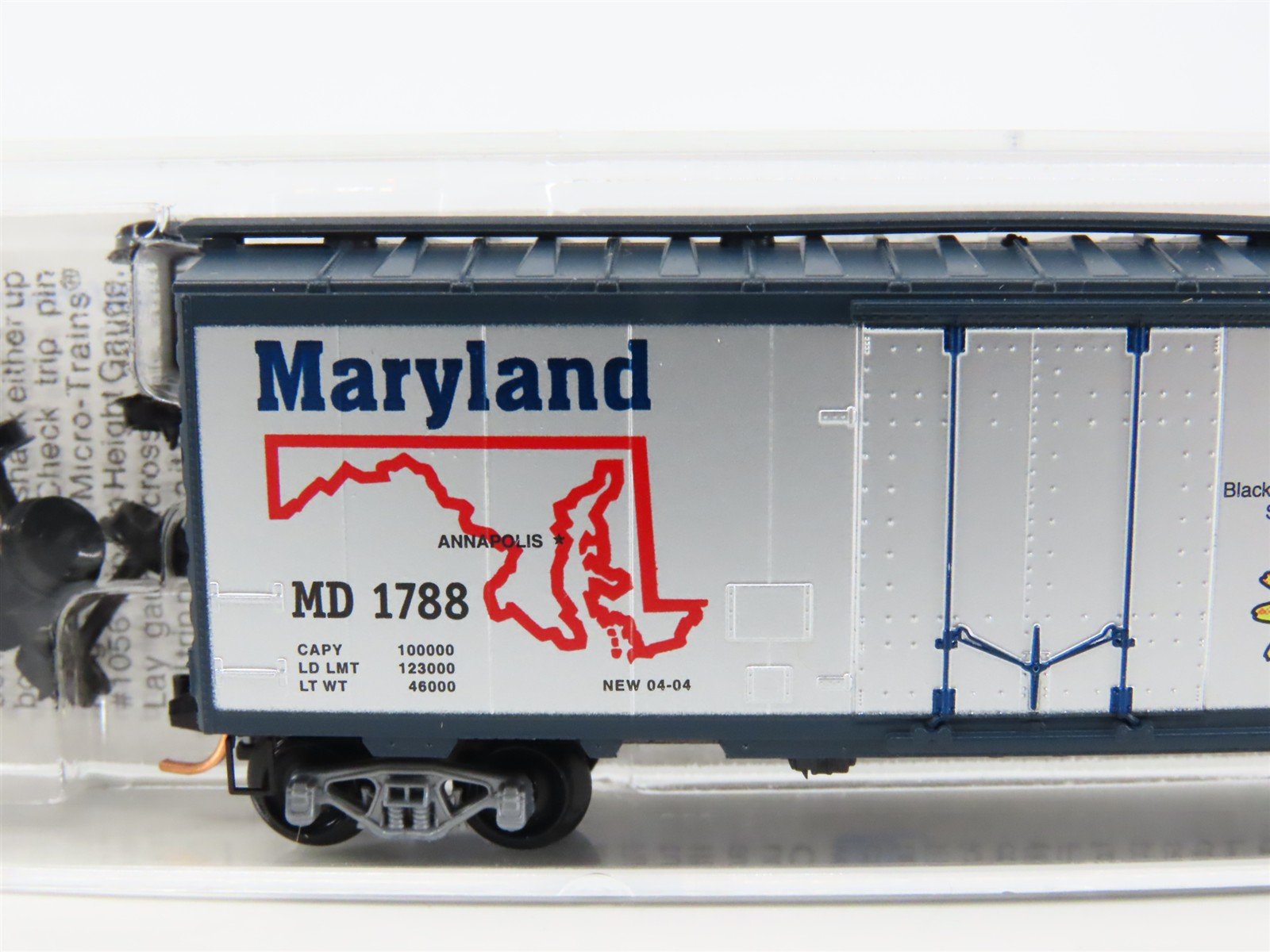 N Scale Micro-Trains MTL 21377 MD Maryland State 40' Standard Boxcar #1788